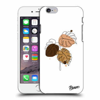 Picasee silikónový prehľadný obal pre Apple iPhone 6/6S - Monstera