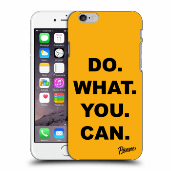 Picasee silikónový prehľadný obal pre Apple iPhone 6/6S - Do What You Can