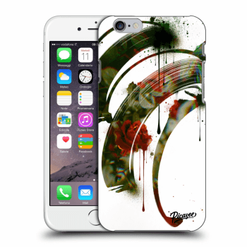 Picasee silikónový prehľadný obal pre Apple iPhone 6/6S - Roses white