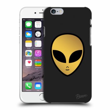 Picasee silikónový čierny obal pre Apple iPhone 6/6S - Earth - Alien