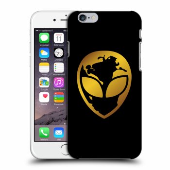Obal pre Apple iPhone 6/6S - EARTH - Gold Alien 3.0
