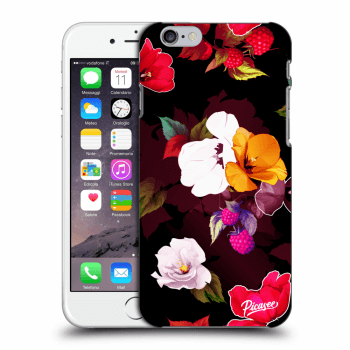 Picasee silikónový prehľadný obal pre Apple iPhone 6/6S - Flowers and Berries