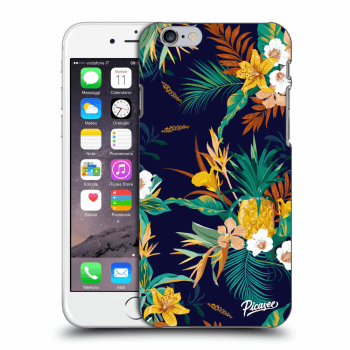 Picasee silikónový prehľadný obal pre Apple iPhone 6/6S - Pineapple Color