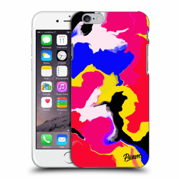 Picasee silikónový prehľadný obal pre Apple iPhone 6/6S - Watercolor