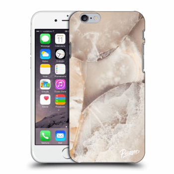 Picasee silikónový prehľadný obal pre Apple iPhone 6/6S - Cream marble