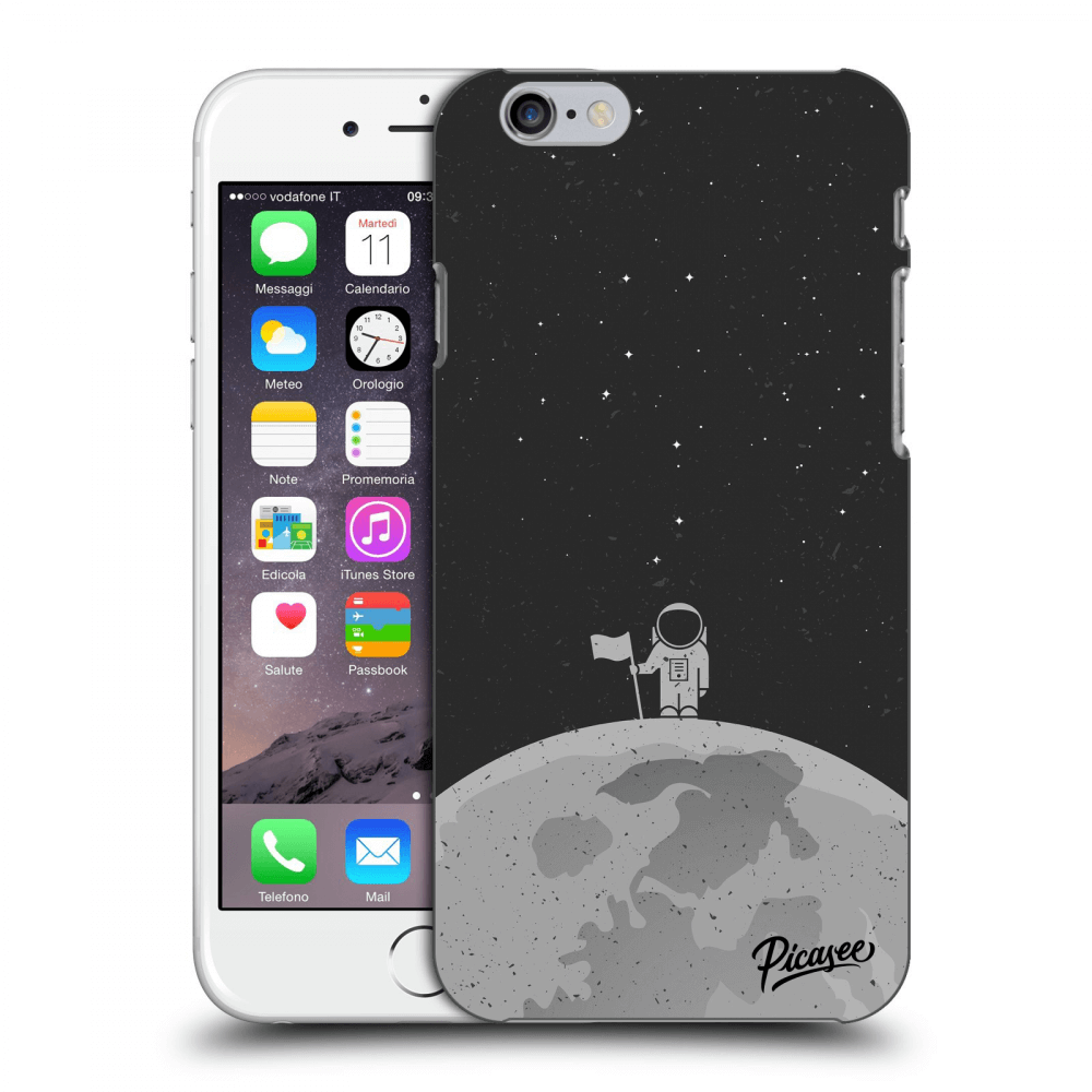 Picasee silikónový prehľadný obal pre Apple iPhone 6/6S - Astronaut