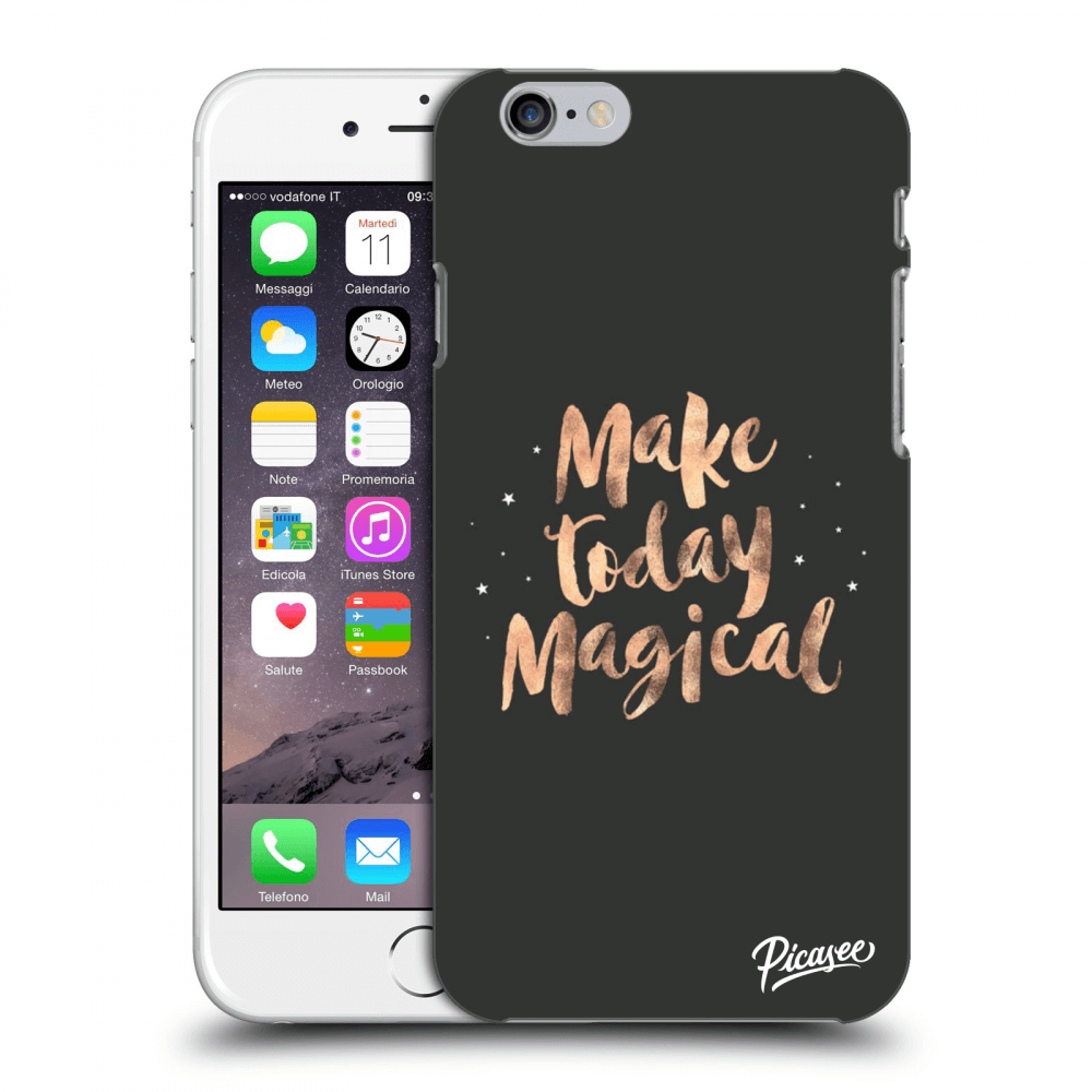 Picasee plastový prehľadný obal pre Apple iPhone 6/6S - Make today Magical