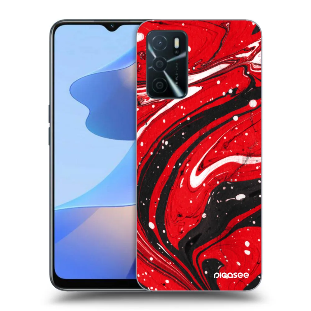 Picasee ULTIMATE CASE pro OPPO A16s - Red black