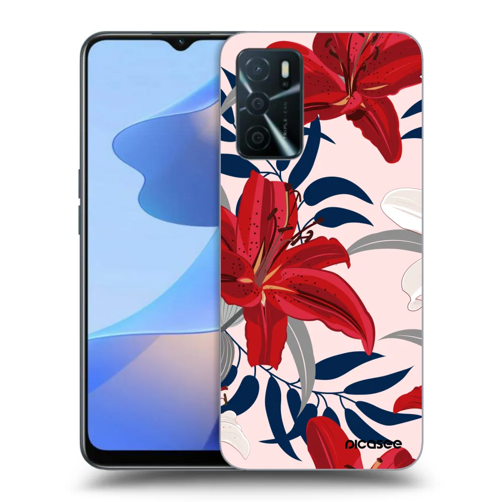 Picasee ULTIMATE CASE pro OPPO A16s - Red Lily