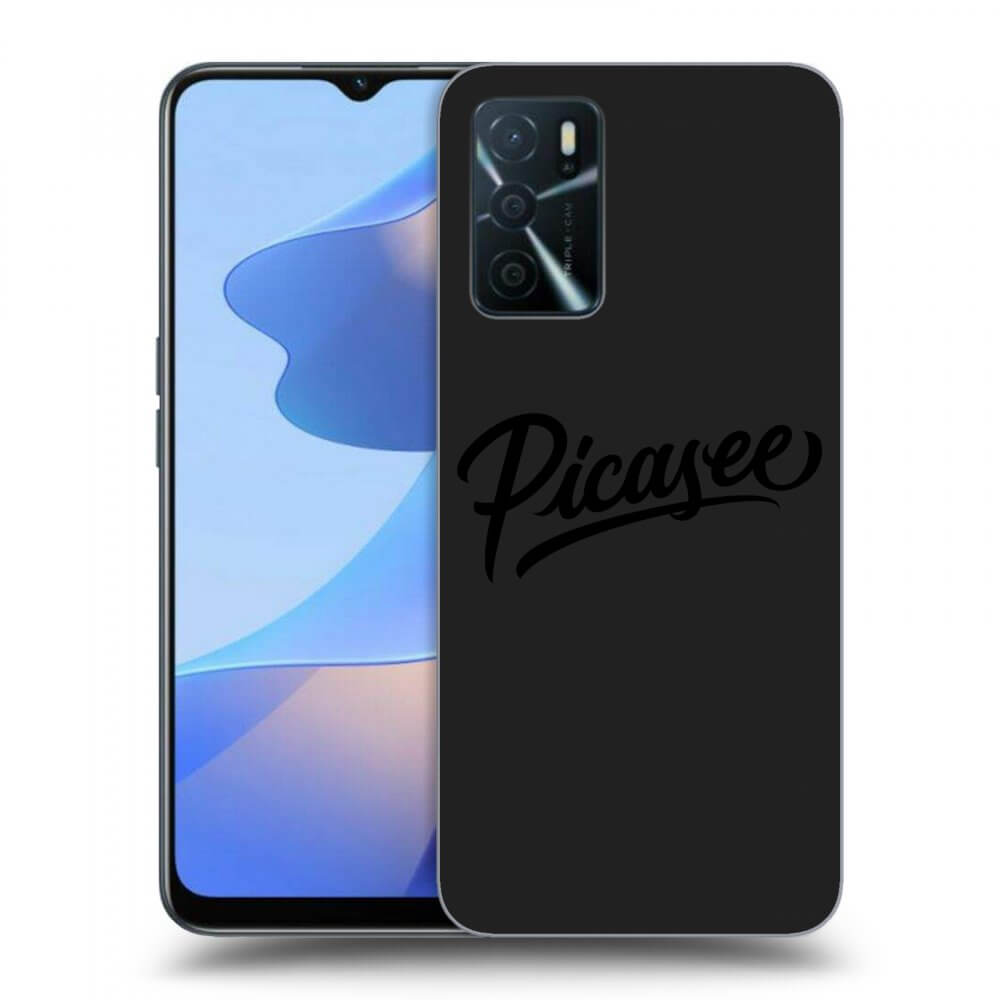 Picasee silikónový čierny obal pre OPPO A16s - Picasee - old logo - black