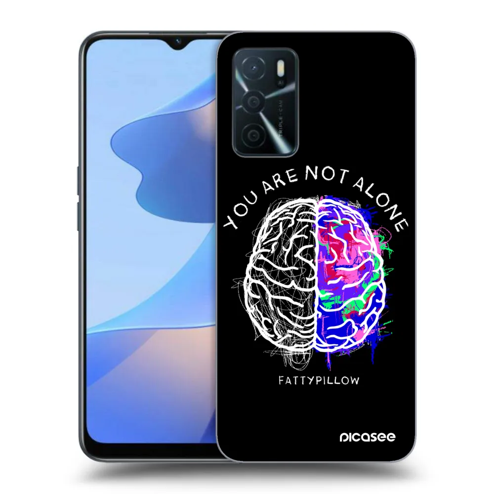 Picasee ULTIMATE CASE pro OPPO A16s - Brain - White