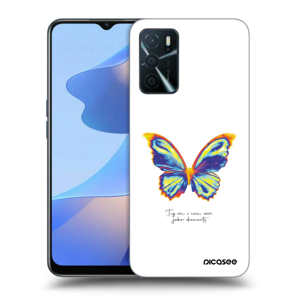 Picasee ULTIMATE CASE pro OPPO A16s - Diamanty White