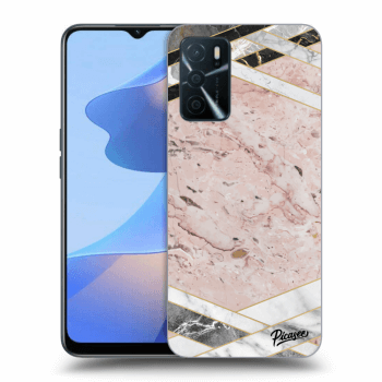 Obal pre OPPO A16s - Pink geometry