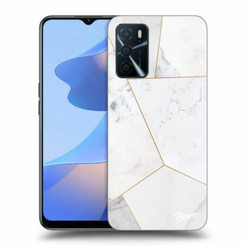 Obal pre OPPO A16s - White tile