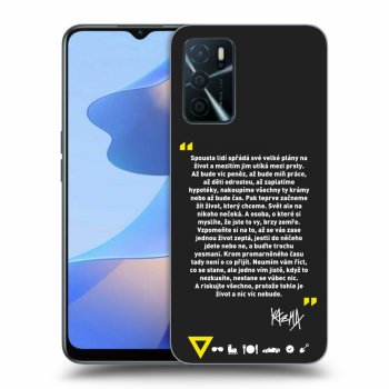 Picasee silikónový čierny obal pre OPPO A16s - Kazma - BUĎTE TROCHU YESMANI