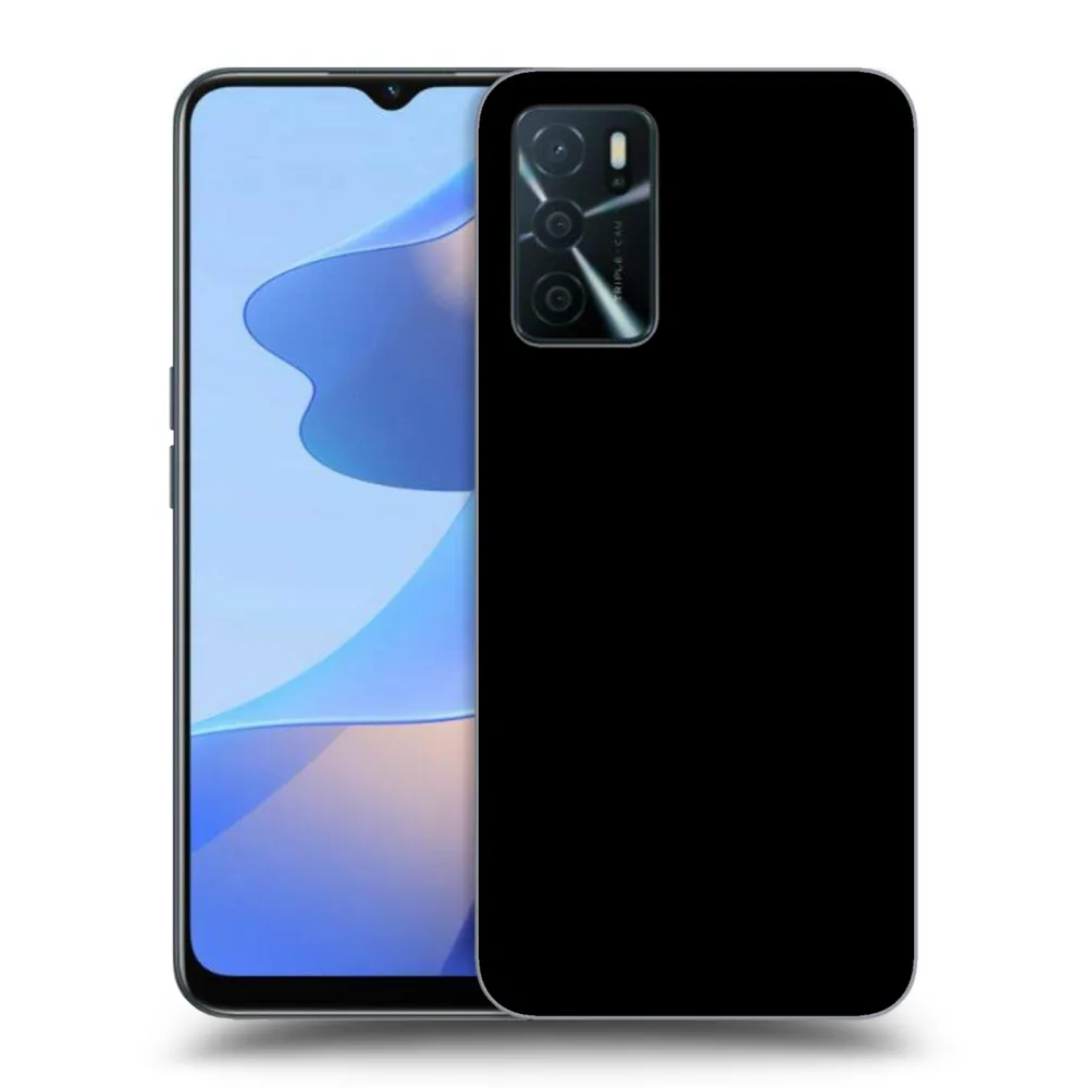 Picasee silikónový čierny obal pre OPPO A16s - Picasee - new logo - black