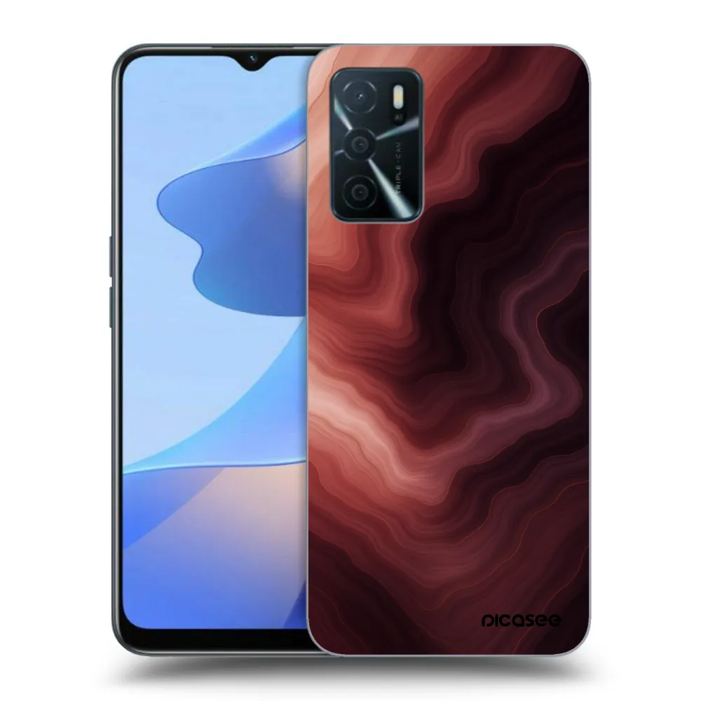 Silikónový čierny obal pre OPPO A16s - Rouge