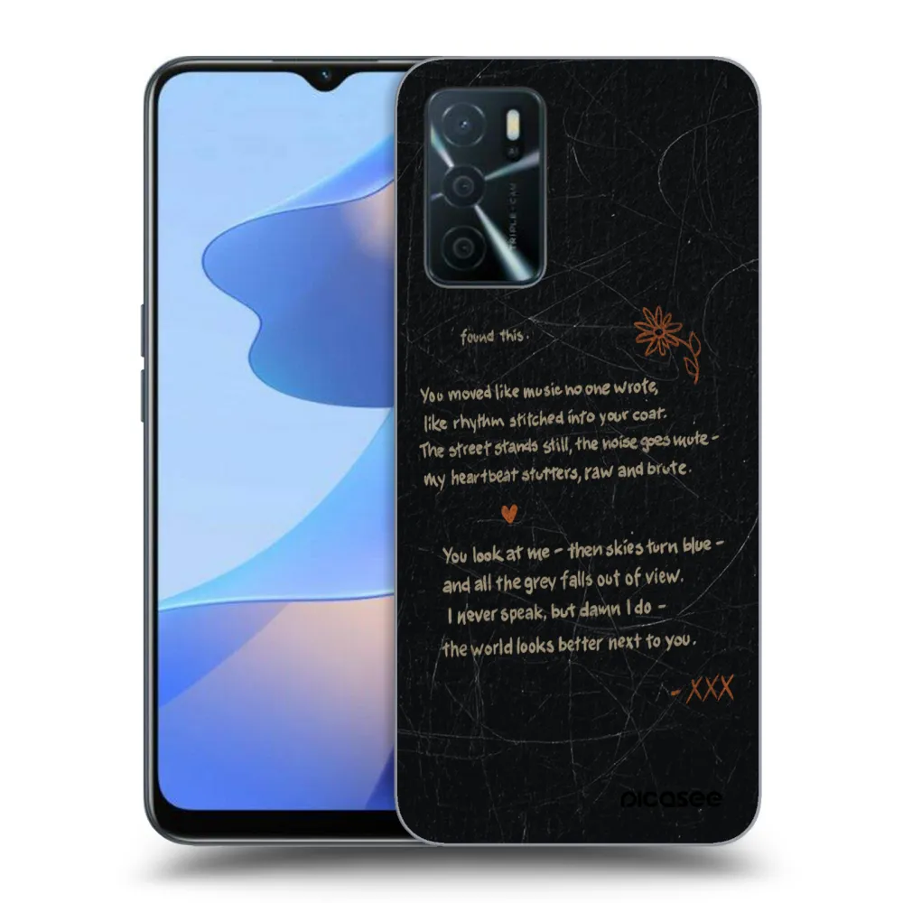 Picasee ULTIMATE CASE pro OPPO A16s - POET