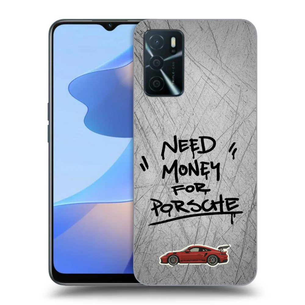 Silikónový čierny obal pre OPPO A16s - Grey Drift