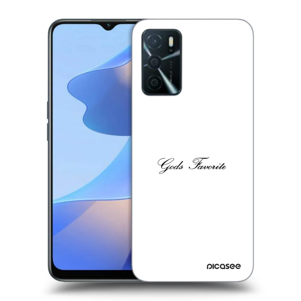 Silikónový čierny obal pre OPPO A16s - Gods Favorite