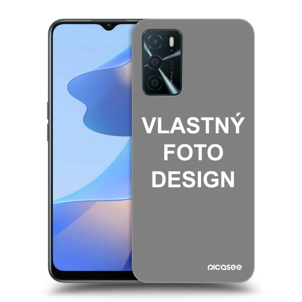 Silikónový čierny obal pre OPPO A16s - Vlastný fotka/motiv