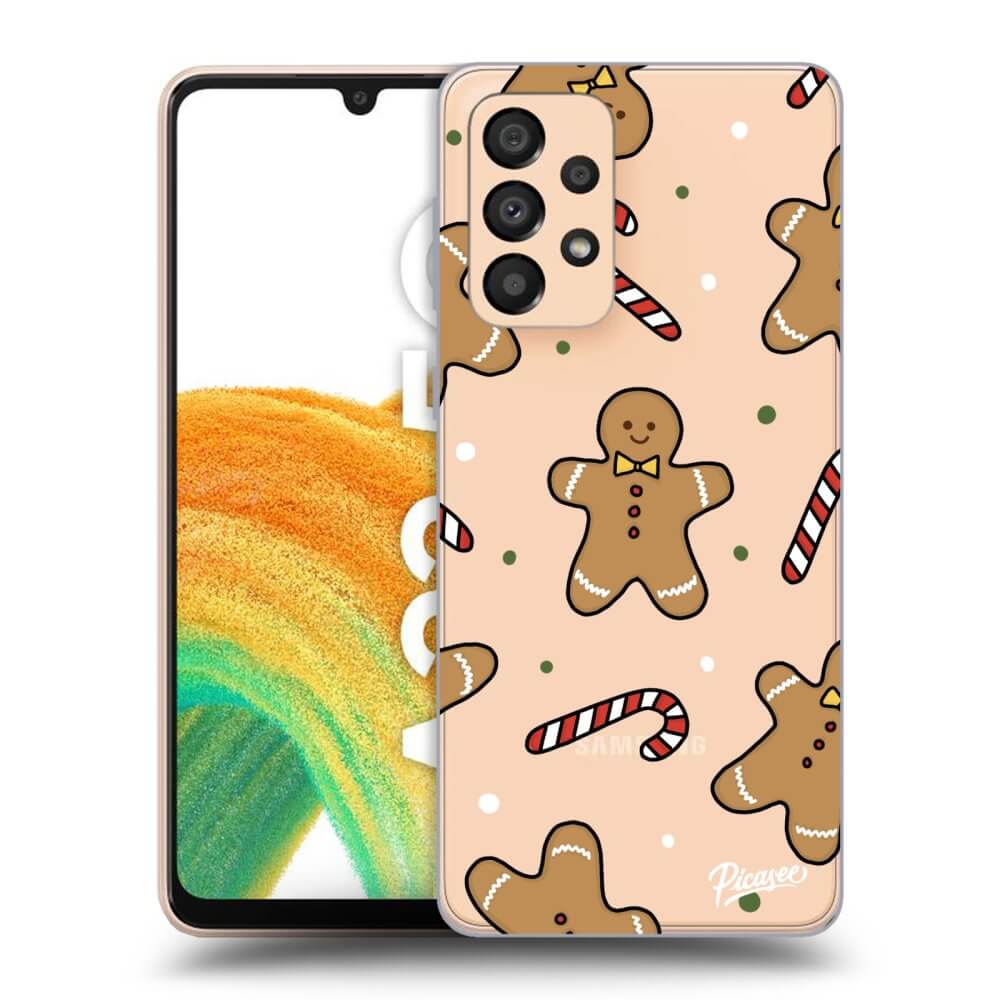 Picasee silikónový prehľadný obal pre Samsung Galaxy A33 5G A336 - Gingerbread