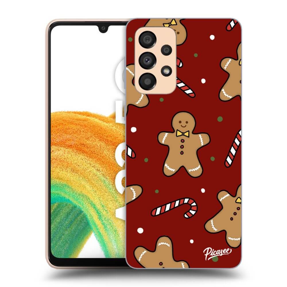 Picasee silikónový prehľadný obal pre Samsung Galaxy A33 5G A336 - Gingerbread 2