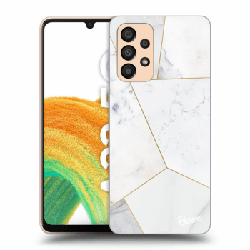 Obal pre Samsung Galaxy A33 5G A336 - White tile