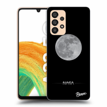 Picasee silikónový čierny obal pre Samsung Galaxy A33 5G A336 - Moon Minimal