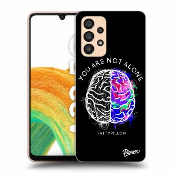 Obal pre Samsung Galaxy A33 5G A336 - Brain - White