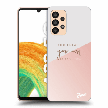 Picasee silikónový čierny obal pre Samsung Galaxy A33 5G A336 - You create your own opportunities