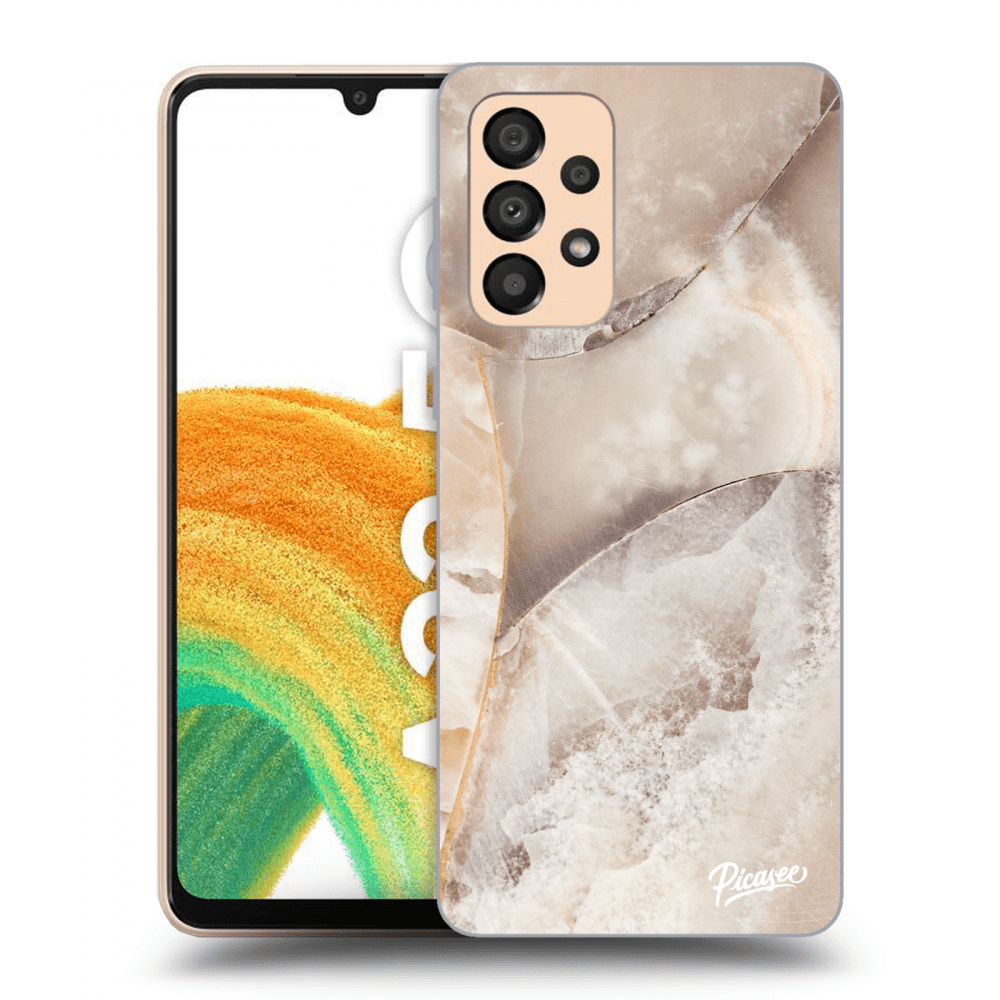 Picasee ULTIMATE CASE pro Samsung Galaxy A33 5G A336 - Cream marble