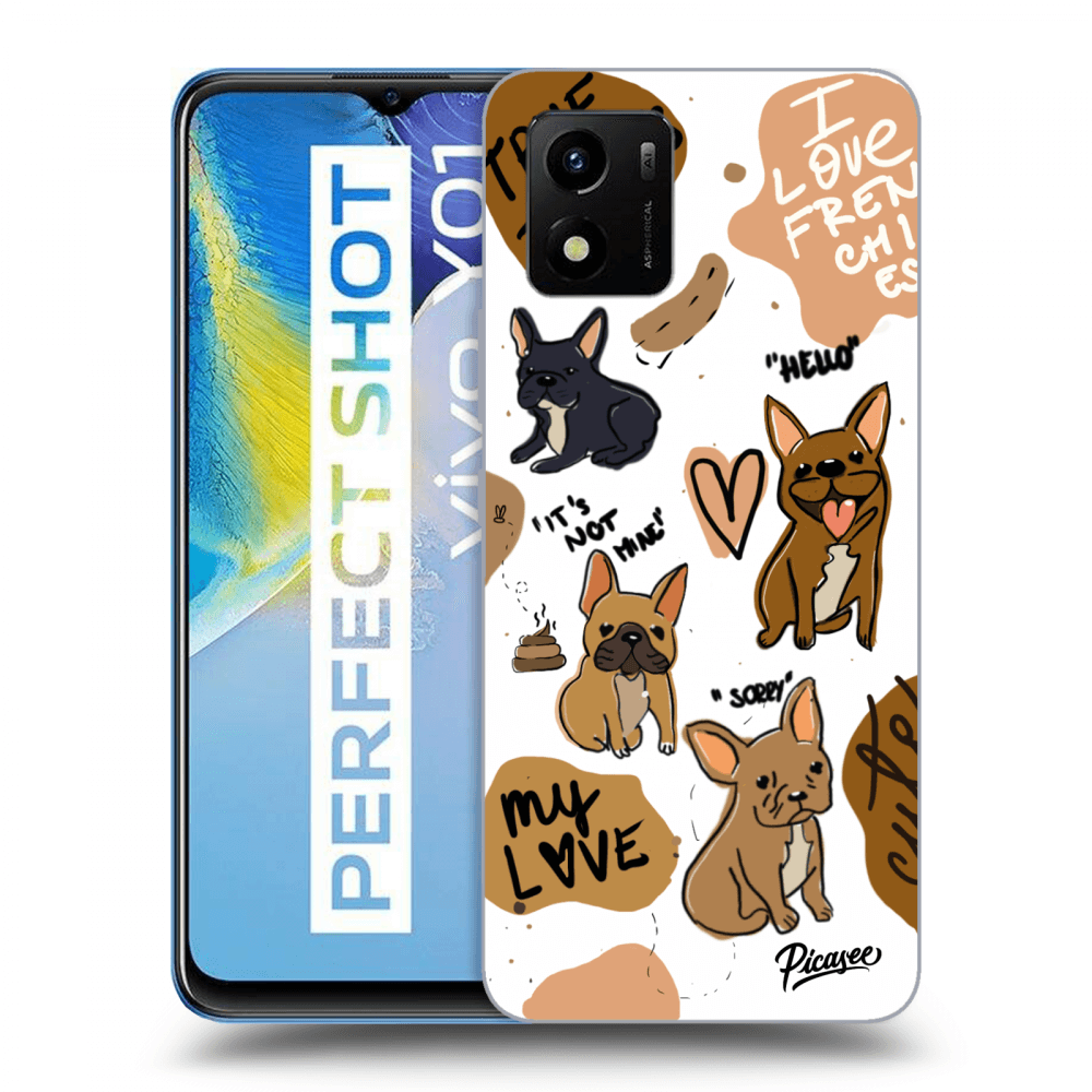 Picasee ULTIMATE CASE pro Vivo Y01 - Frenchies