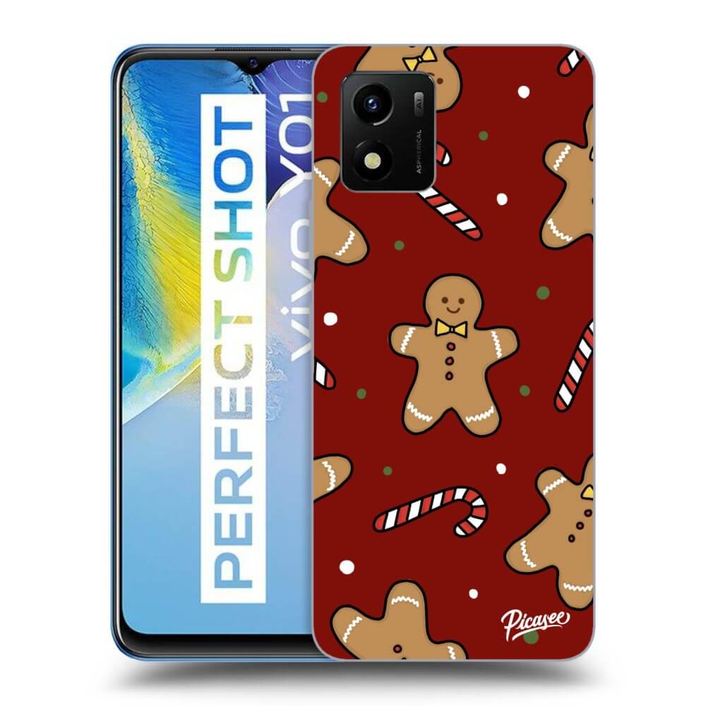 Picasee silikónový prehľadný obal pre Vivo Y01 - Gingerbread 2