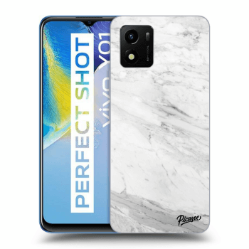 Picasee ULTIMATE CASE pro Vivo Y01 - White marble