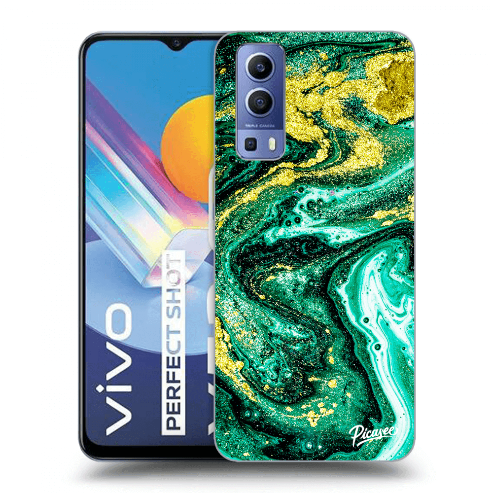 Picasee ULTIMATE CASE pro Vivo Y52 5G - Green Gold