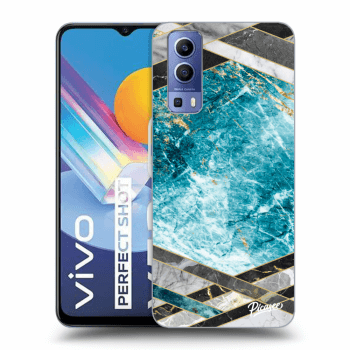 Obal pre Vivo Y52 5G - Blue geometry