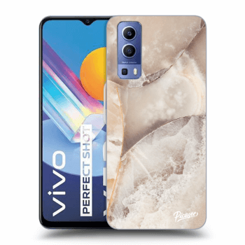 Obal pre Vivo Y52 5G - Cream marble