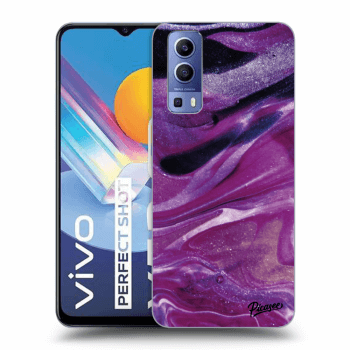 Obal pre Vivo Y52 5G - Purple glitter