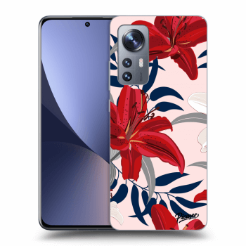 Obal pre Xiaomi 12X - Red Lily