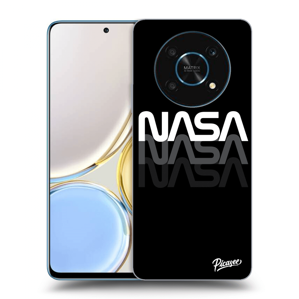 Picasee silikónový čierny obal pre Honor Magic4 Lite 5G - NASA Triple