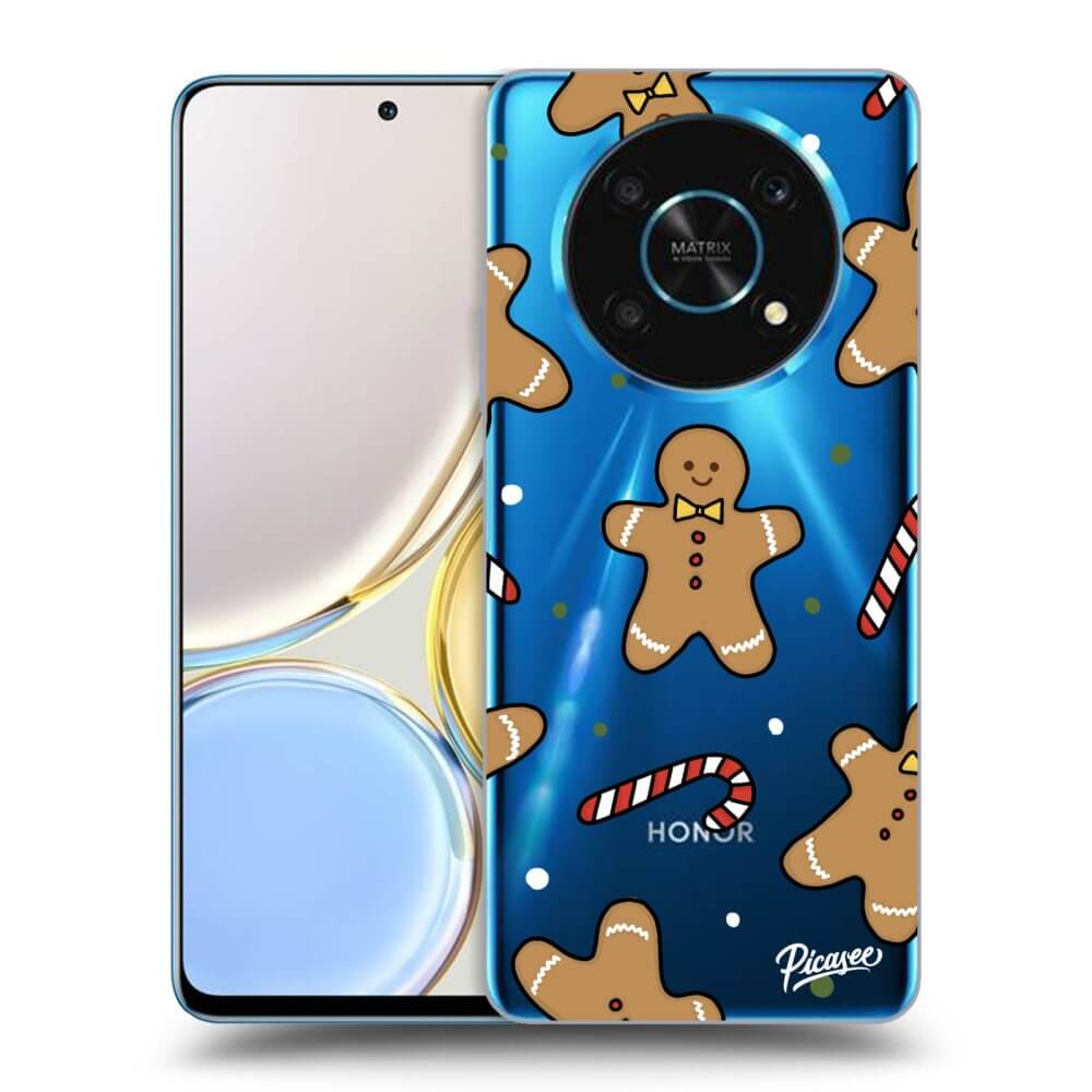 Picasee silikónový prehľadný obal pre Honor Magic4 Lite 5G - Gingerbread