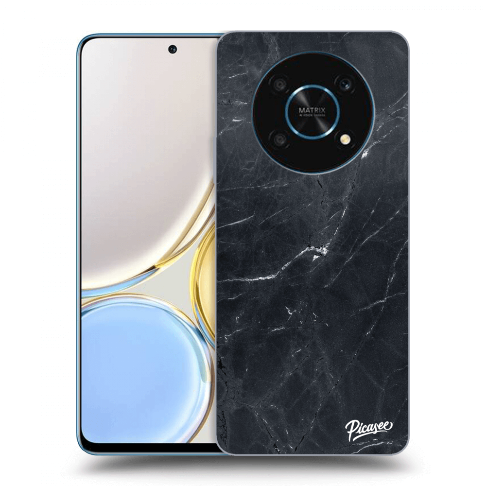 Picasee silikónový prehľadný obal pre Honor Magic4 Lite 5G - Black marble
