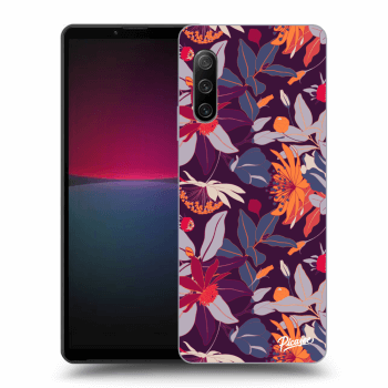 Obal pre Sony Xperia 10 IV 5G - Purple Leaf