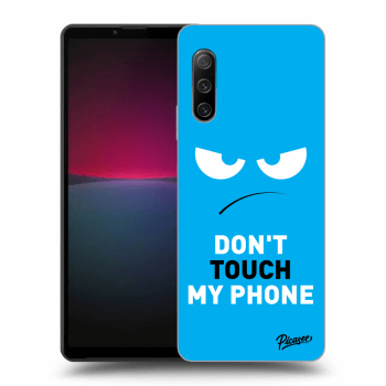 Obal pre Sony Xperia 10 IV 5G - Angry Eyes - Blue