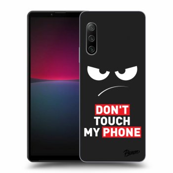 Obal pre Sony Xperia 10 IV 5G - Angry Eyes - Transparent