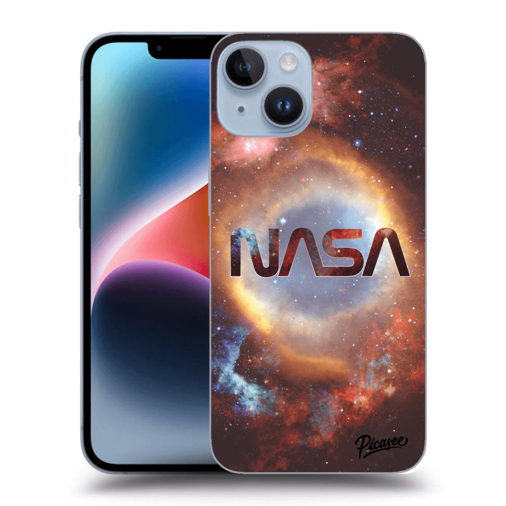 Picasee silikónový čierny obal pre Apple iPhone 14 - Nebula