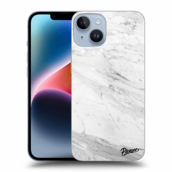 Obal pre Apple iPhone 14 - White marble