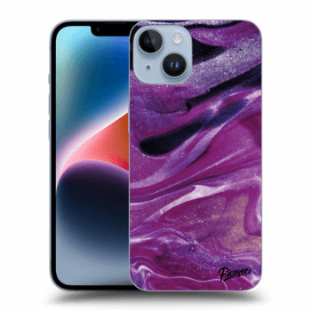 Obal pre Apple iPhone 14 - Purple glitter