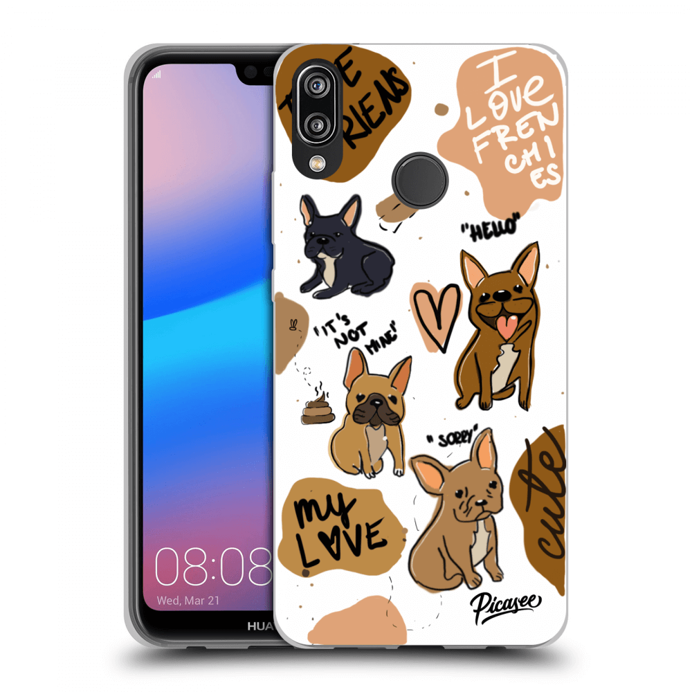 Picasee ULTIMATE CASE pro Huawei P20 Lite - Frenchies